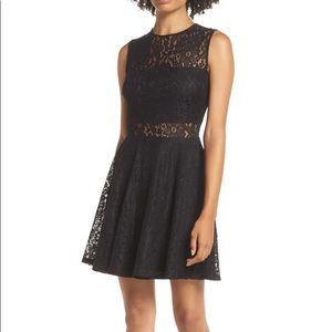 Lulus Lace Skater Dress